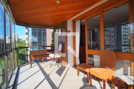 Varanda da Sala de apartamento à venda com 3 quartos, 164m² em Auxiliadora, Porto Alegre