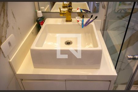 Banheiro da Suíte de apartamento à venda com 2 quartos, 61m² em Centro, Diadema
