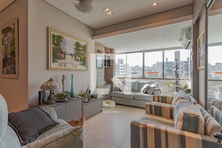Sala de apartamento à venda com 3 quartos, 209m² em Rio Branco, Porto Alegre
