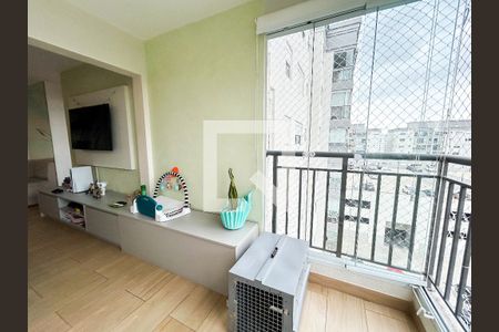 Varanda da Sala de apartamento para alugar com 2 quartos, 66m² em Santo Amaro, São Paulo