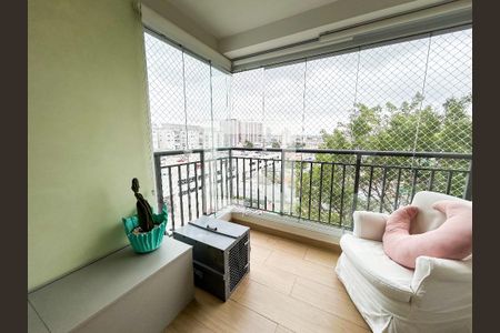 Varanda da Sala de apartamento para alugar com 2 quartos, 66m² em Santo Amaro, São Paulo