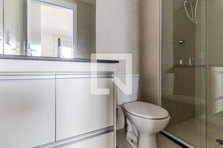 Banheiro de kitnet/studio à venda com 1 quarto, 34m² em República, São Paulo