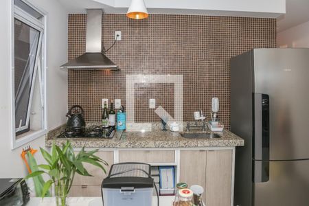 Sala e Cozinha de apartamento para alugar com 1 quarto, 42m² em Perdizes, São Paulo
