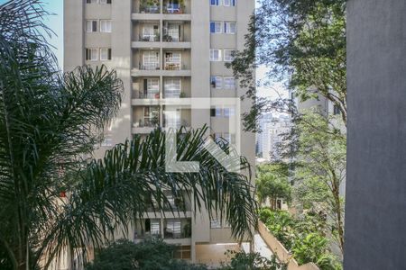 Vista da Sacada Sala e Cozinha de apartamento para alugar com 1 quarto, 42m² em Perdizes, São Paulo
