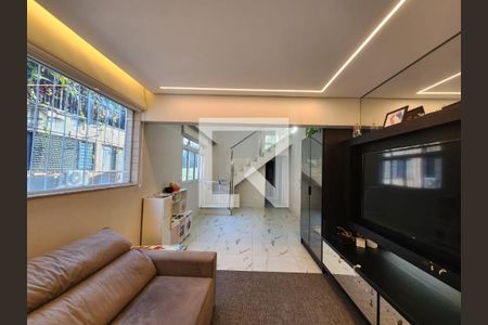 Sala de apartamento à venda com 4 quartos, 200m² em São Pedro, Belo Horizonte