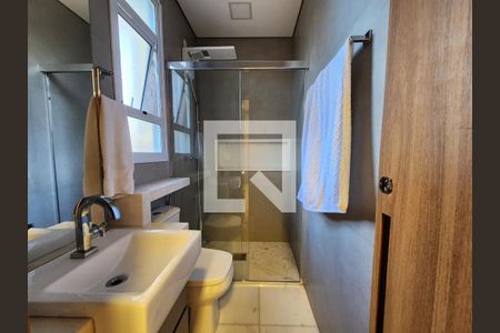 Banheiro da Suíte 2 de apartamento à venda com 4 quartos, 200m² em São Pedro, Belo Horizonte