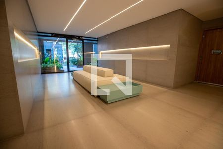 Hall de entrada de apartamento à venda com 4 quartos, 131m² em Lourdes, Belo Horizonte
