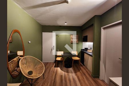 Sala de apartamento à venda com 1 quarto, 38m² em Moema, São Paulo