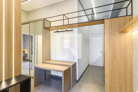 Sala de apartamento para alugar com 1 quarto, 34m² em Santo Amaro, São Paulo