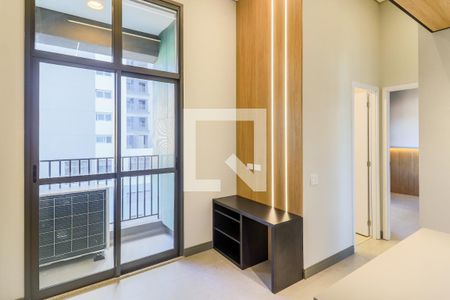 Sala de apartamento para alugar com 1 quarto, 34m² em Santo Amaro, São Paulo