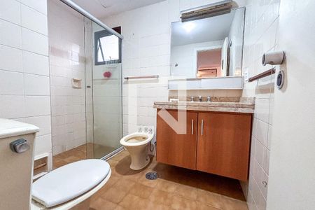 Banheiro da Suíte de apartamento para alugar com 1 quarto, 40m² em Jardim Paulista, São Paulo