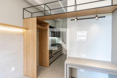 Sala de apartamento para alugar com 1 quarto, 34m² em Santo Amaro, São Paulo