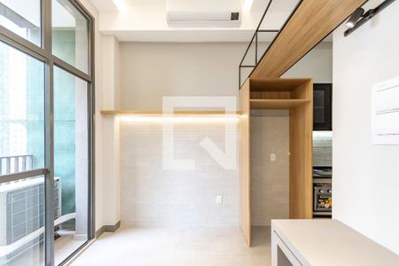 Sala de apartamento para alugar com 1 quarto, 34m² em Santo Amaro, São Paulo