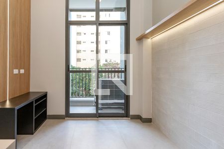 Sala de apartamento para alugar com 1 quarto, 34m² em Santo Amaro, São Paulo