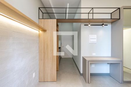 Sala de apartamento para alugar com 1 quarto, 34m² em Santo Amaro, São Paulo