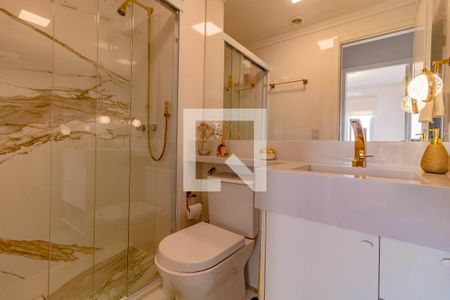 Banheiro Social de apartamento à venda com 2 quartos, 68m² em Jardim Prudência, São Paulo