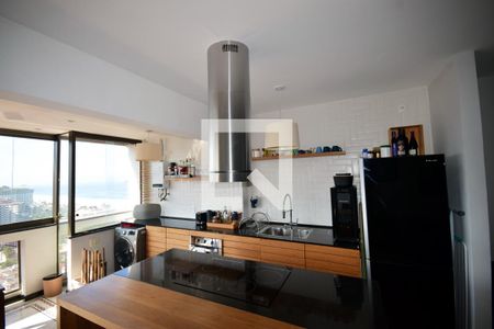 Cozinha de apartamento para alugar com 1 quarto, 72m² em Barra da Tijuca, Rio de Janeiro