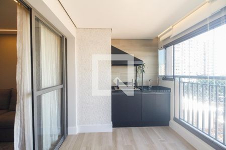 Varanda Gourmet de apartamento à venda com 3 quartos, 81m² em Vila Zilda, São Paulo