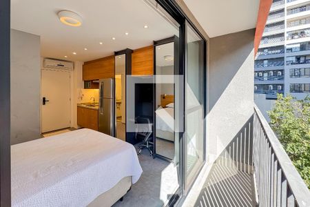 Varanda de kitnet/studio para alugar com 1 quarto, 20m² em Vila Mariana, São Paulo