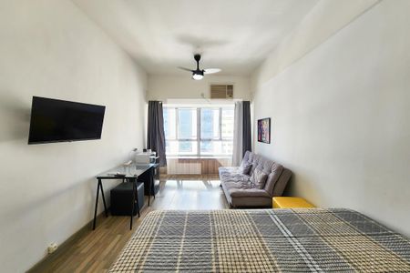 Sala/Cozinha de apartamento para alugar com 1 quarto, 37m² em Centro, Rio de Janeiro