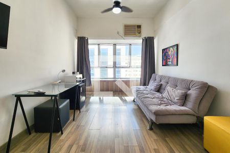 Sala/Cozinha de apartamento para alugar com 1 quarto, 37m² em Centro, Rio de Janeiro