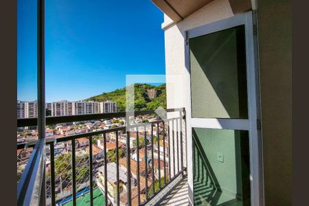 Varanda da Sala de apartamento para alugar com 1 quarto, 45m² em Riachuelo, Rio de Janeiro
