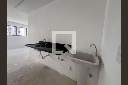 Quarto, cozinha e área de serviço de kitnet/studio à venda com 1 quarto, 32m² em Botafogo, Campinas