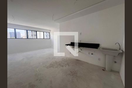 Quarto, cozinha e área de serviço de kitnet/studio à venda com 1 quarto, 32m² em Botafogo, Campinas