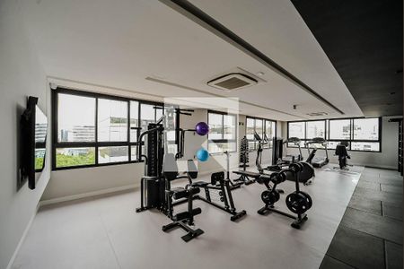Área comum - Academia de apartamento à venda com 1 quarto, 29m² em Mont’serrat, Porto Alegre
