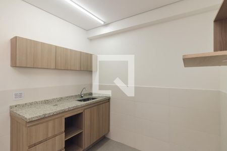 Cozinha de kitnet/studio para alugar com 1 quarto, 23m² em Centro Histórico de São Paulo, São Paulo