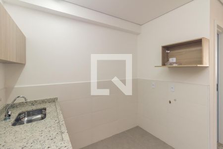 Cozinha de kitnet/studio para alugar com 1 quarto, 23m² em Centro Histórico de São Paulo, São Paulo
