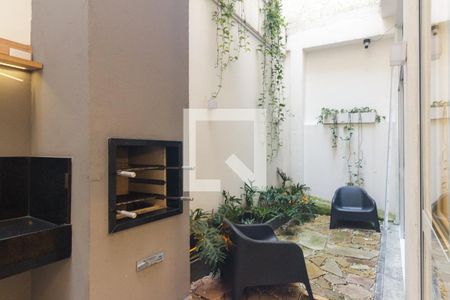 Área comum - Churrasqueira de kitnet/studio para alugar com 1 quarto, 23m² em Centro Histórico de São Paulo, São Paulo