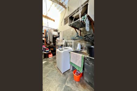 Área de Serviço de apartamento à venda com 4 quartos, 154m² em Serra, Belo Horizonte