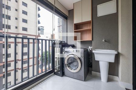 Área de Serviço de apartamento para alugar com 1 quarto, 35m² em Pinheiros, São Paulo