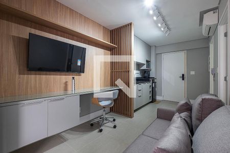 Sala/Cozinha de apartamento para alugar com 1 quarto, 35m² em Pinheiros, São Paulo