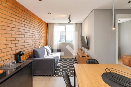 Sala de apartamento para alugar com 2 quartos, 43m² em Santo Amaro, São Paulo