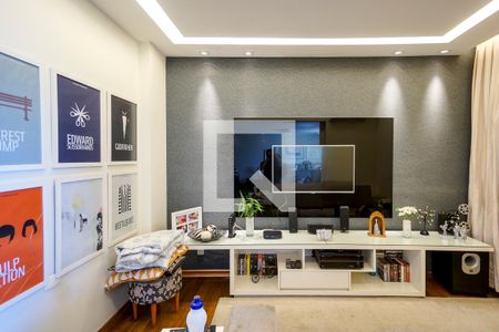 Sala de TV de apartamento à venda com 4 quartos, 185m² em Tatuapé, São Paulo