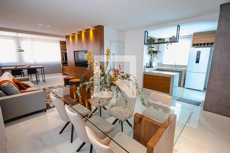 Sala de apartamento à venda com 4 quartos, 140m² em Castelo, Belo Horizonte