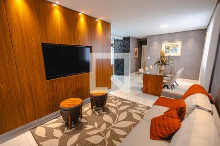 Sala de apartamento à venda com 4 quartos, 140m² em Castelo, Belo Horizonte