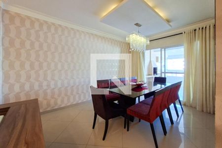 Sala de apartamento para alugar com 4 quartos, 195m² em Canto do Forte, Praia Grande