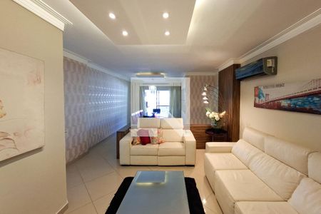 Sala de apartamento para alugar com 4 quartos, 195m² em Canto do Forte, Praia Grande