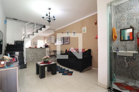 Sala de casa à venda com 3 quartos, 150m² em Jardim Progresso, Santo André