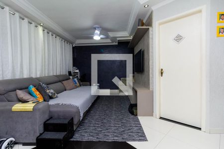 Sala de casa de condomínio para alugar com 3 quartos, 130m² em Chácara Seis de Outubro, São Paulo