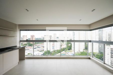 Varanda Gourmet de apartamento para alugar com 3 quartos, 121m² em Vila Sofia, São Paulo