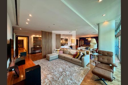 Sala de apartamento à venda com 4 quartos, 287m² em Botafogo, Rio de Janeiro
