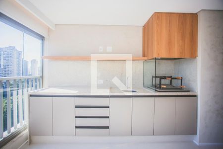 Varanda Gourmet de apartamento à venda com 3 quartos, 158m² em Vila Clementino, São Paulo