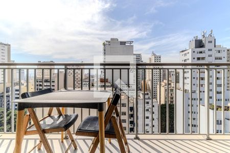 Varanda de kitnet/studio para alugar com 1 quarto, 30m² em República, São Paulo