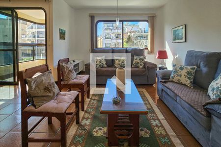 Sala de apartamento para alugar com 3 quartos, 130m² em Balneario Cidade Atlantica, Guarujá