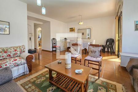 Sala de apartamento para alugar com 3 quartos, 130m² em Balneario Cidade Atlantica, Guarujá