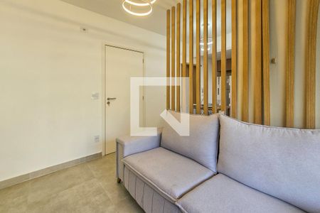Sala de apartamento para alugar com 2 quartos, 61m² em Vila Alzira, Guarujá